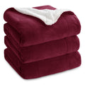 Bedsure GentleSoft Sherpa Fleece Blanket Queen Size for Bed, Non-Heated, Thick and Warm Throw for Women and Men, Soft Fuzzy Plush Queen Blanket for Winter, Brown, 90x90 Inches
