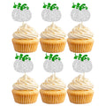24pc Little Pumpkin Cupcake Toppers - Glitter Pumpkin Cupcake Picks - Baby Shower Decorations - Fall Harvest Theme - Kids Birthday Party Supplies