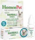 HomeoPet Feline Hairball Furball Safe and Natural Furball Supplement for Cats Cat Hairball Relief 15 Milliliters