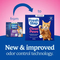 Fresh Step Advanced Clean Paws Multi Cat Clumping Litter with Febreze Freshness, Low Tracking, 18.5 lb. Box, Pack of 2
