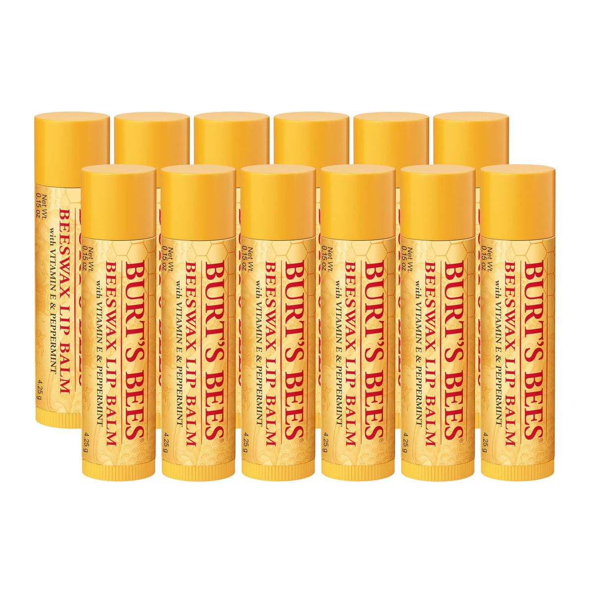 Burt's Bees 100% Natural Moisturizing Lip Balm (Original Beeswax)