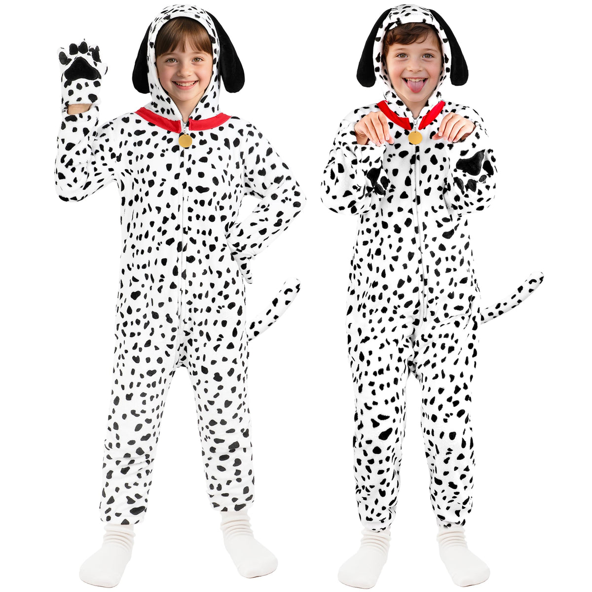 Joycover Halloween Black Cat Costume for Girls, Kids Cheetah Costume Onesie