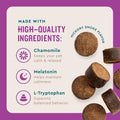VetIQ Calming Support Supplement for Dogs, Calming Chews Help Manage Stress and Promote Relaxation, Anxiety Relief for Dogs, Made in the USA, 60 Count