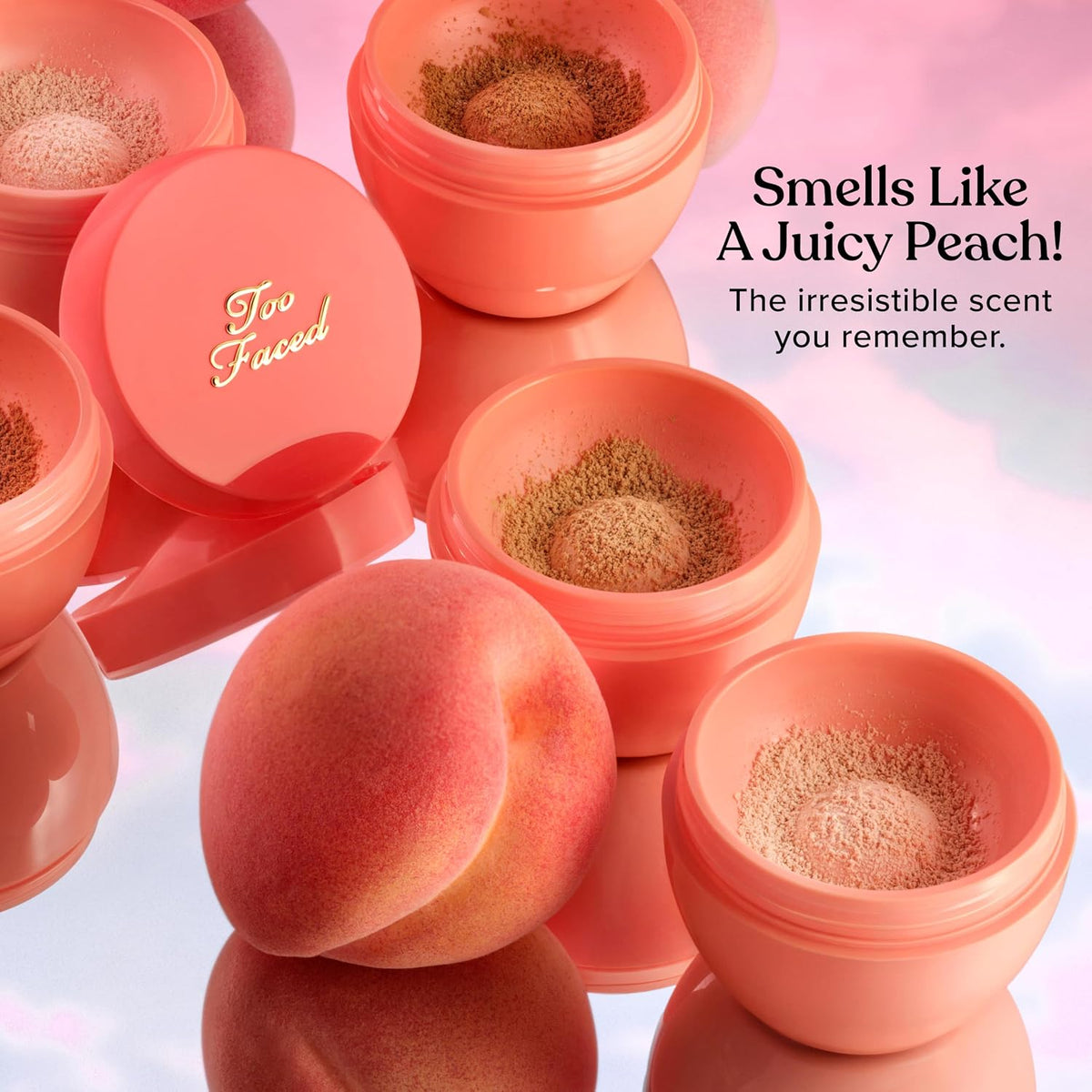 Too Faced Peach Perfector Loose Setting Powder | Translucent, Light Weight, Setting Powder Makeup for Oil Control & Shine Free Finish