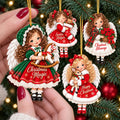 18Pcs Colorful Angel Christmas Ornaments
