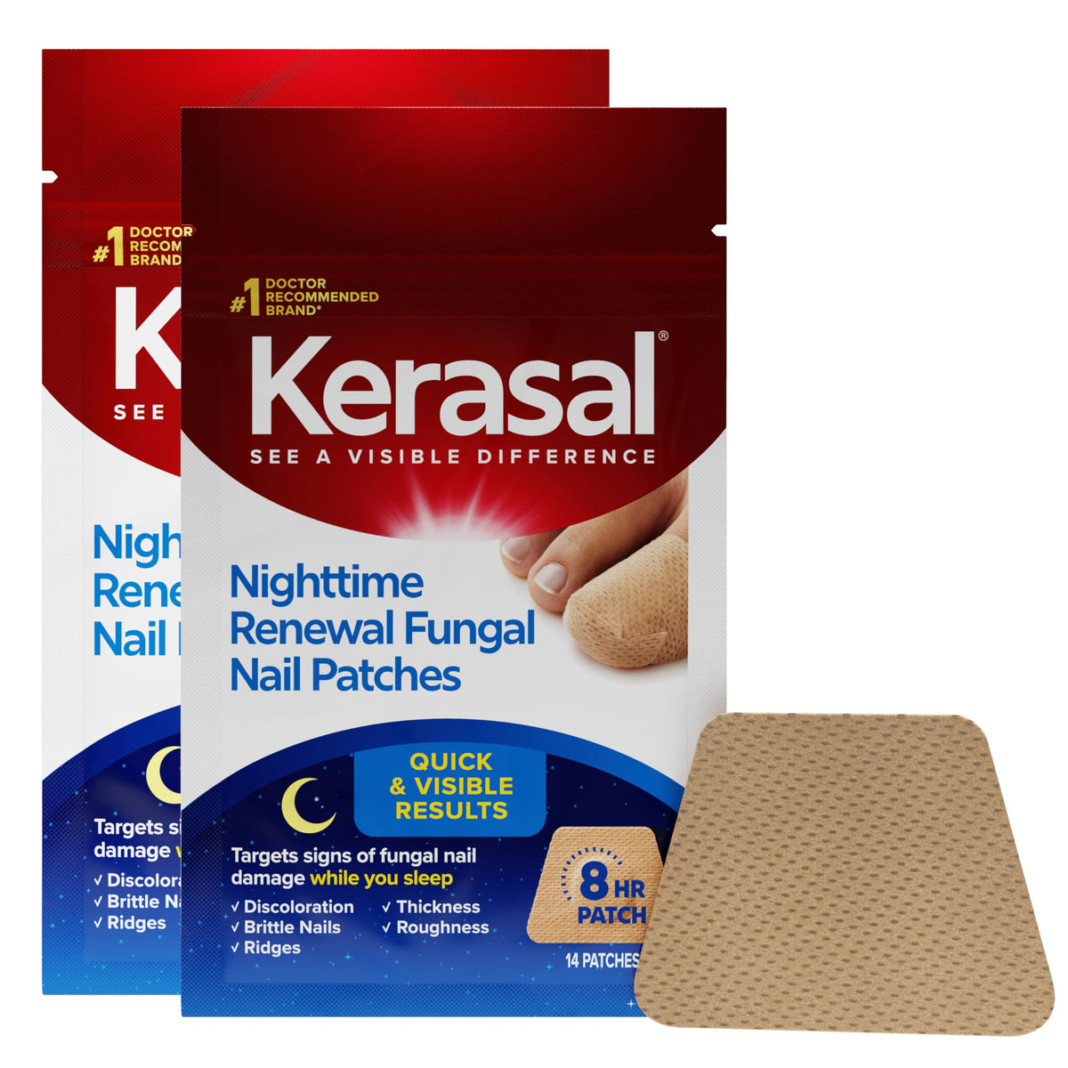Kerasal Nail Renewal, Restorative Nail Repair for Damaged Nails, 0.33 fl oz (Packaging May Vary)