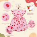 Cat Dress Dog Costumes Dresses + 2Pcs Adjustable Collars(7.5"-12.5"), XS