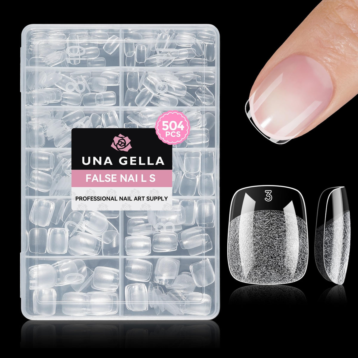 UNA GELLA Nail Glue Strong Gel No U V, 15g*2pcs Nail Glue for Press Ons No Lamp Needed, Quick Dry Semi Solid Nail G LUE, Super Strong Gel glue for Nails Long Lasting Extension DIY Kit