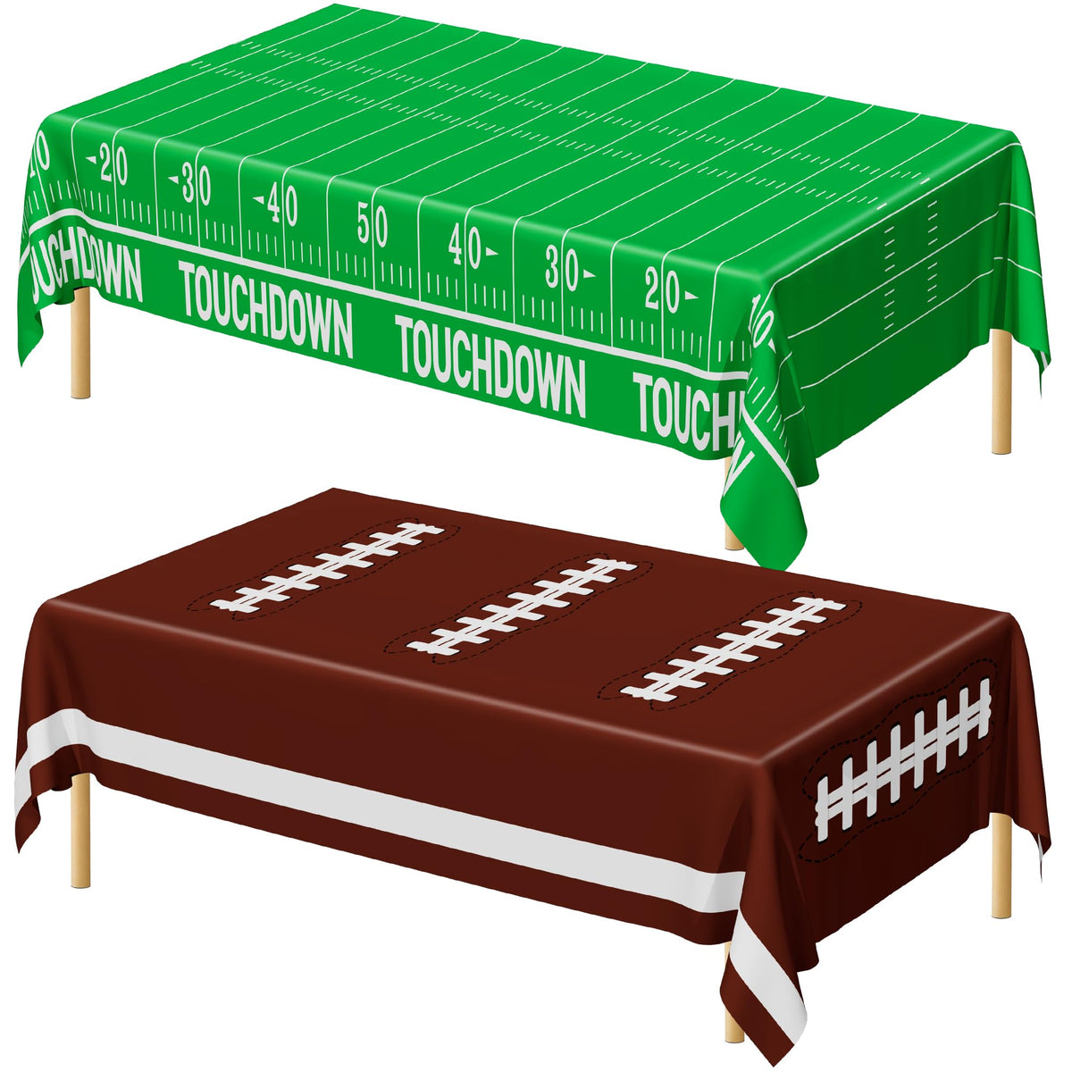 3 Pack Thanksgiving Tablecloths, 108" x 54" Disposable Turkey Table Cloth