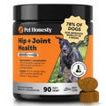 Hip + Joint Supplement for Dogs with Glucosamine Chondroitin - MSM, Turmeric & Collagen Soft Chews - Joint Function, Stiffness, and Mobility Support, May Reduce Occasional Discomfort (Chicken, 90 Ct)