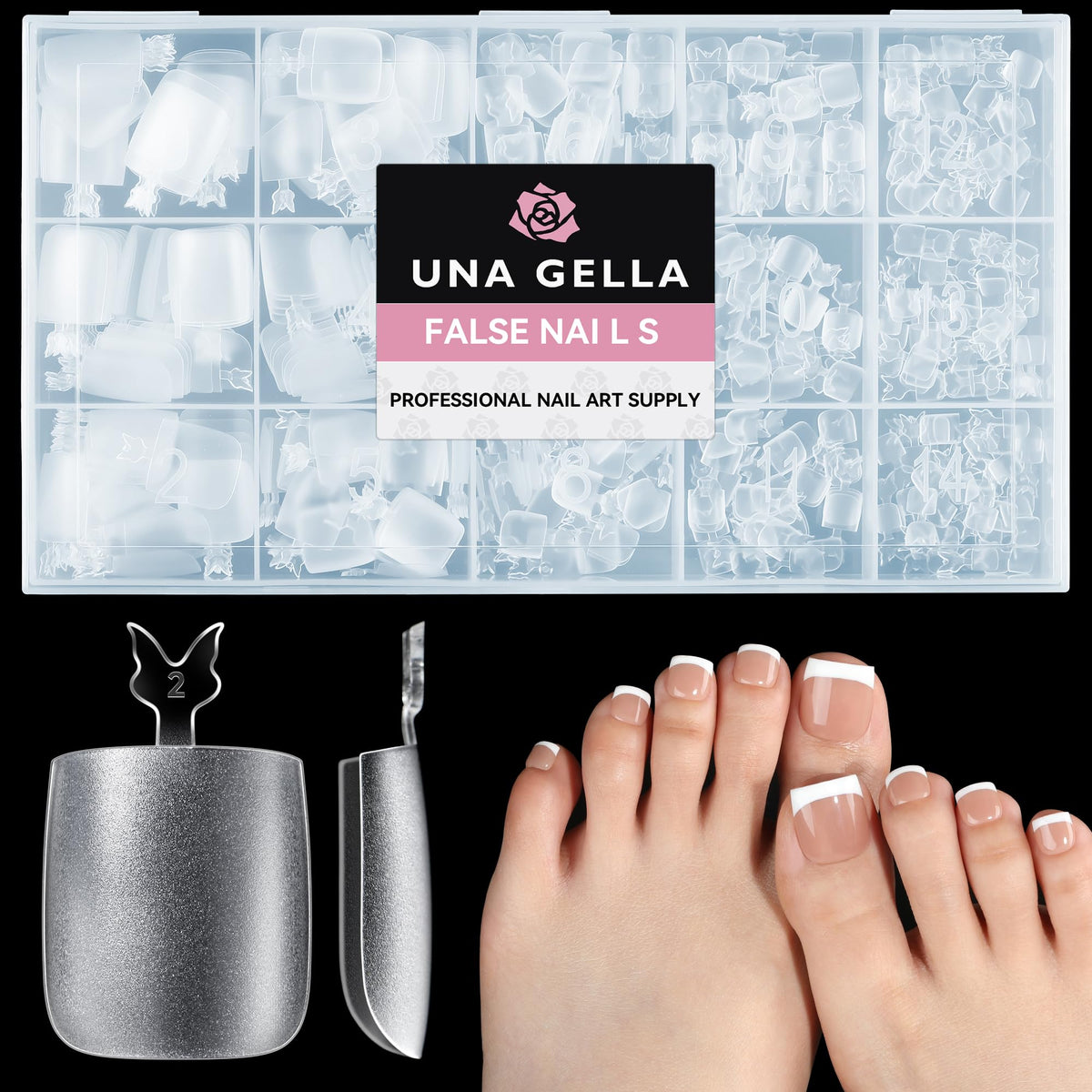 UNA GELLA Nail Glue Strong Gel No U V, 15g*2pcs Nail Glue for Press Ons No Lamp Needed, Quick Dry Semi Solid Nail G LUE, Super Strong Gel glue for Nails Long Lasting Extension DIY Kit