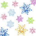 Dilunave 40 Pcs Glacier Christmas Snowflake Ornaments for Xmas Tree