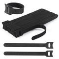 Nettbe 60 PCS 6 Inches Reusable Cable Ties, Adjustable Cord Straps Wire Organizer Cord Wrap and Hook Loop Cable Management