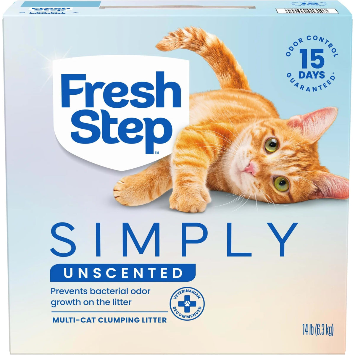 Fresh Step Clumping Cat Litter, Multi-Cat Odor Control, 14 lbs (Pack of 2)