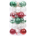 Sea Team 30-Pack Clear Christmas Ball Ornaments with Fillers, Champagne