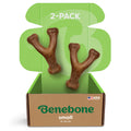 Benebone Wishbone Chew Toy for Aggressive Chewers, Pumpkin Spice, Small