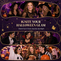 Halloween Body Glitter Stick for Face and Hair, Bat Cross Ghosts Sequins
