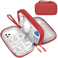 FYY Electronic Organizer, Travel Tech Pouch Bag, Cable Organizer Black
