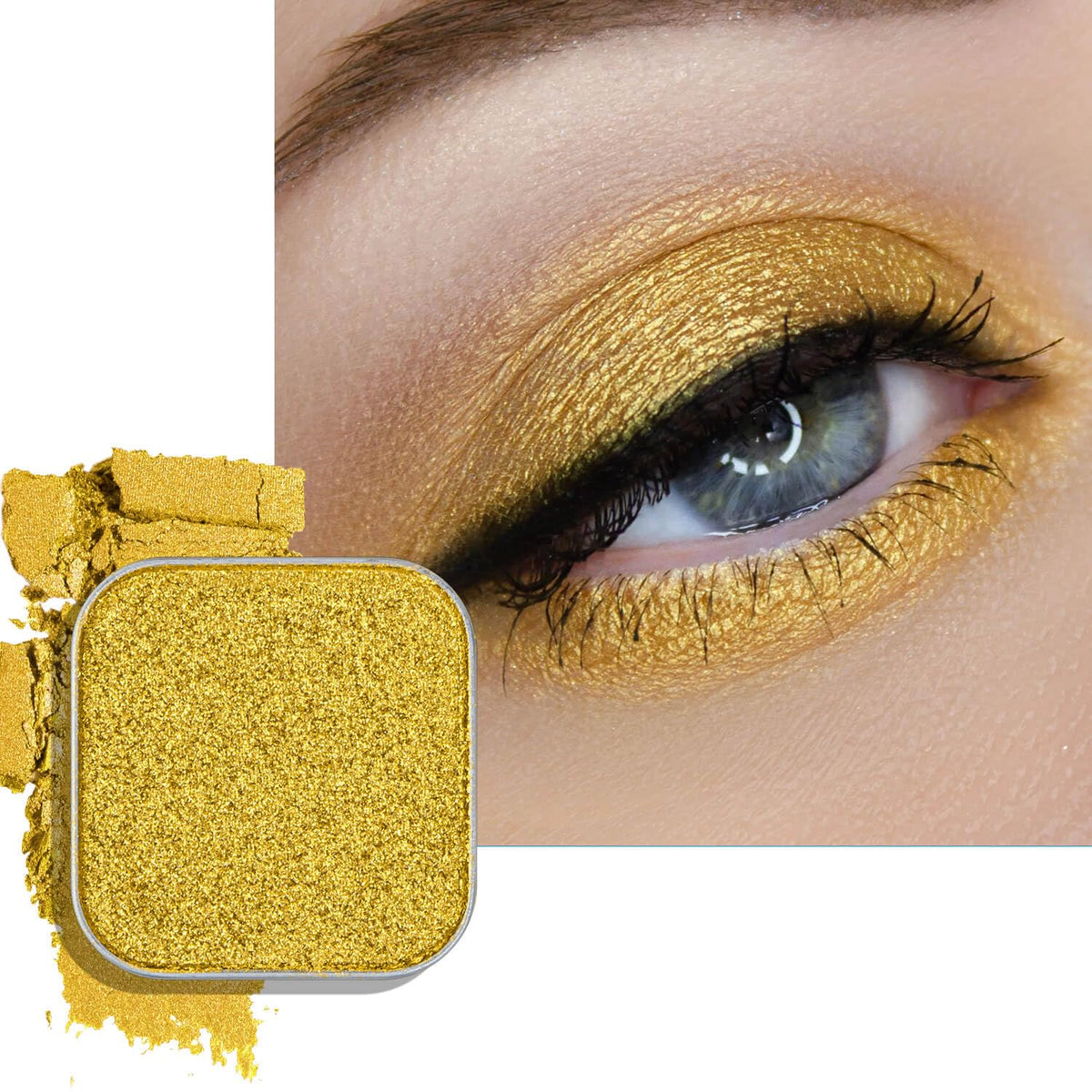 Chameleon Duochrome Eyeshadow, Mauve Taupe with Blue-Green Shift