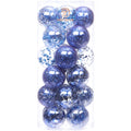 Sea Team 30-Pack Clear Christmas Ball Ornaments with Fillers, Champagne