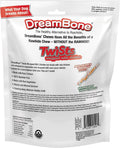 DreamBone Chicken Wrapped Twist Stick Dog Treats, Daily Rawhide-Free Chew, Digests Safely and Completely, With Real Protein, Chicken and Veggies, 50 count