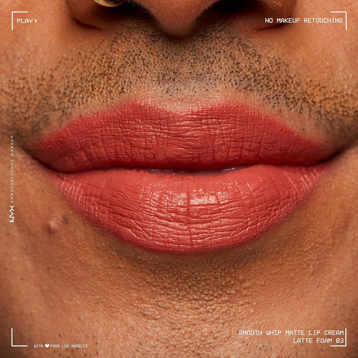 NYX PROFESSIONAL MAKEUP Smooth Whip Matte Lip Cream, Long Lasting, Moisturizing, Vegan Liquid Lipstick - Latte Foam (Pinky Mauve)