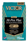 VICTOR Super Premium Dog Food – Hi-Pro Plus Dry Kibble – High Protein Dog Food with 30% Protein – Beef, Chicken, Pork, Fish Meals, Gluten Free - for High Energy and Active Dogs & Puppies, 40lbs