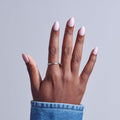 Kiss Core, Press On Nails, Nail glue included, 'Euphonious', Pink, Short Size, Almond Shape, Includes 32 Nails, 2g Glue, 1 Manicure Stick, 1 Mini File