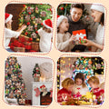 36 Pcs Christmas Gingerbread House Ornaments, Wood Xmas Tree Decor