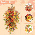 Fall Swag Wreaths for Front Door Decor, Fall Porch Decorations for Home