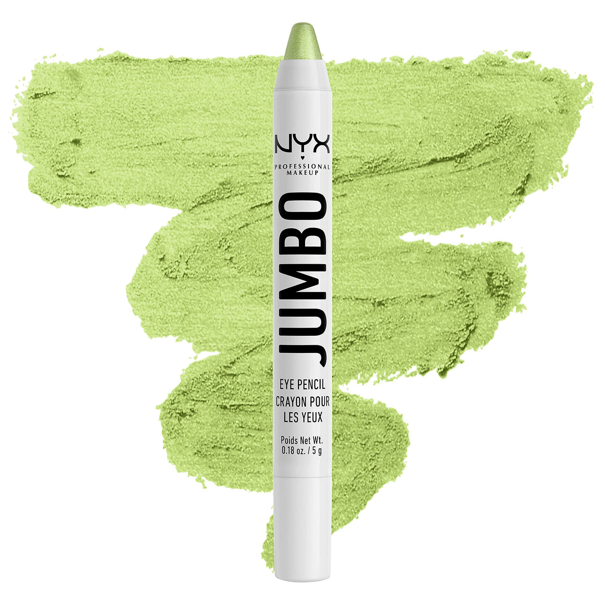 NYX PROFESSIONAL MAKEUP Jumbo Eye Pencil, Blendable Eyeshadow Stick & Eyeliner Pencil - Milk (White)