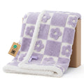 LE SURE Waterproof Dog Blankets for Small Dogs Cute Cozy 3D Jacquard,25x35