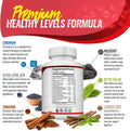 Blood Sugar Complex Supplement - Supports Healthy Blood Sugar Levels Already Within Normal Range All Natural with Cinnamon, Bitter Melon, Chromium, Mulberry, Alpha Lipoic Acid, Non-GMO, 60 Capsules