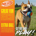 Nerf Dog Tennis Ball Blaster Dog Toy Blue/Orange, 16 Inch Compact Blaster with 1 Ball