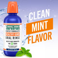 TheraBreath Healthy Gums Oral Rinse, Clean Mint, 16 fl oz, 2-Pack | Antigingivitis, Dentist Formulated, Prevents Gingivitis, Supports Gum Health, Alcohol Free