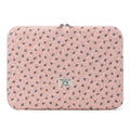 Puffy Laptop Sleeve 13 Inch Cute Quilted Laptop Protective Case Padded Floral Computer Sleeve for MacBook (A-Blue, 13 Inch)