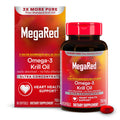 MegaRed - Omega-3 Krill Oil 350mg Softgels (130 Count in A Bottle), EPA & DHA Omega-3 Fatty Acids with No Fishy Aftertaste Unlike Fish Oil, Contains Antioxidant Astaxanthin