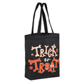 ATFUNSHOP 13.8" Large Halloween Tote Bag Trick or Treat Canvas Reusable Large Bucket for Kids Boo Pumpkin Ghost
