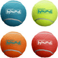 Outward Hound Squeaker Ballz – Squeaky Tennis Balls for Dogs Under 50 lbs, Interactive Dog Toy for Fetch & Training, Medium (2.5"), 4‑Pack