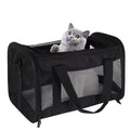 Cat Carrying Case - Pet Carrier Airline Approved, Protable and Breathable Pet Travel Carrier Removable Fleece Pad, Collapsible Cat Carrier Dog Carrier for Medium Cats Small Cats Dogs (Small, Pink)