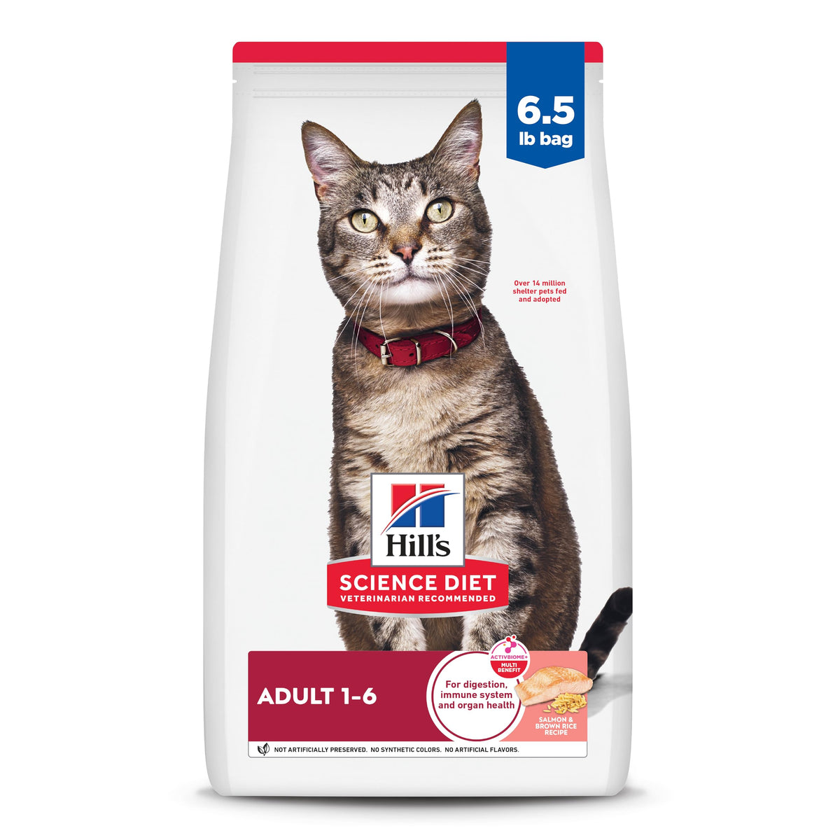 Hill's Science Diet Adult 1-6 Dry Cat Food, Chicken, 4 lb. Bag