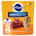 Pedigree Dentastix Dog Dental Treats, Large Breed Dog Treats, Fresh Flavor, 1.87 lb. Bag (36 Treats Total)