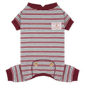 KYEESE Striped Dog Pajamas for Medium Large Dog Stretchy Onesie Daily Wear