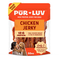 Pur Luv Chicken Jerky Dog Treats, Made with 100% Real Chicken Breast, 16 Ounces, Healthy, Easily Digestible, Long-Lasting, High Protein, Satisfies Dog's Urge to Chew