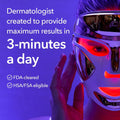 Dr. Dennis Gross DRx SpectraLite FaceWare Pro – LED Face Mask for Skin Rejuvenation with Dual Red & Blue Light Therapy, FSA HSA Eligible