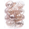 Sea Team 30-Pack Clear Christmas Ball Ornaments with Fillers, Champagne