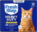 Fresh Step Heavy Duty Odor Block Advanced Multi Cat Clumping Litter with Febreze, 17.5 lb (Package May Vary)