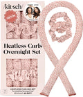 Kitsch Satin Heatless Curls Overnight Set - Sunset Tie Dye