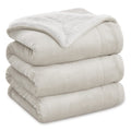 Bedsure GentleSoft Sherpa Fleece Throw Blanket for Couch, Non-Heated, Thick and Warm Throw for Women and Men, Soft Fuzzy Plush Weight Blanket for Winter, Navy, 50x60 Inches