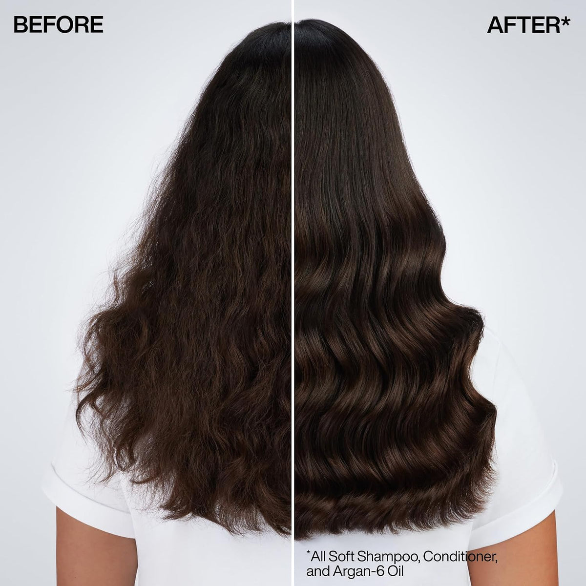 Redken All Soft Shampoo - Moisturizes & Hydrates Dry Hair, Softens & Adds Shine, With Argan Oil, Safe For Color-Treated Hair